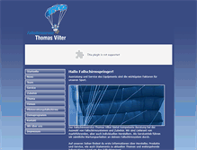 Tablet Screenshot of fallschirmservice.de
